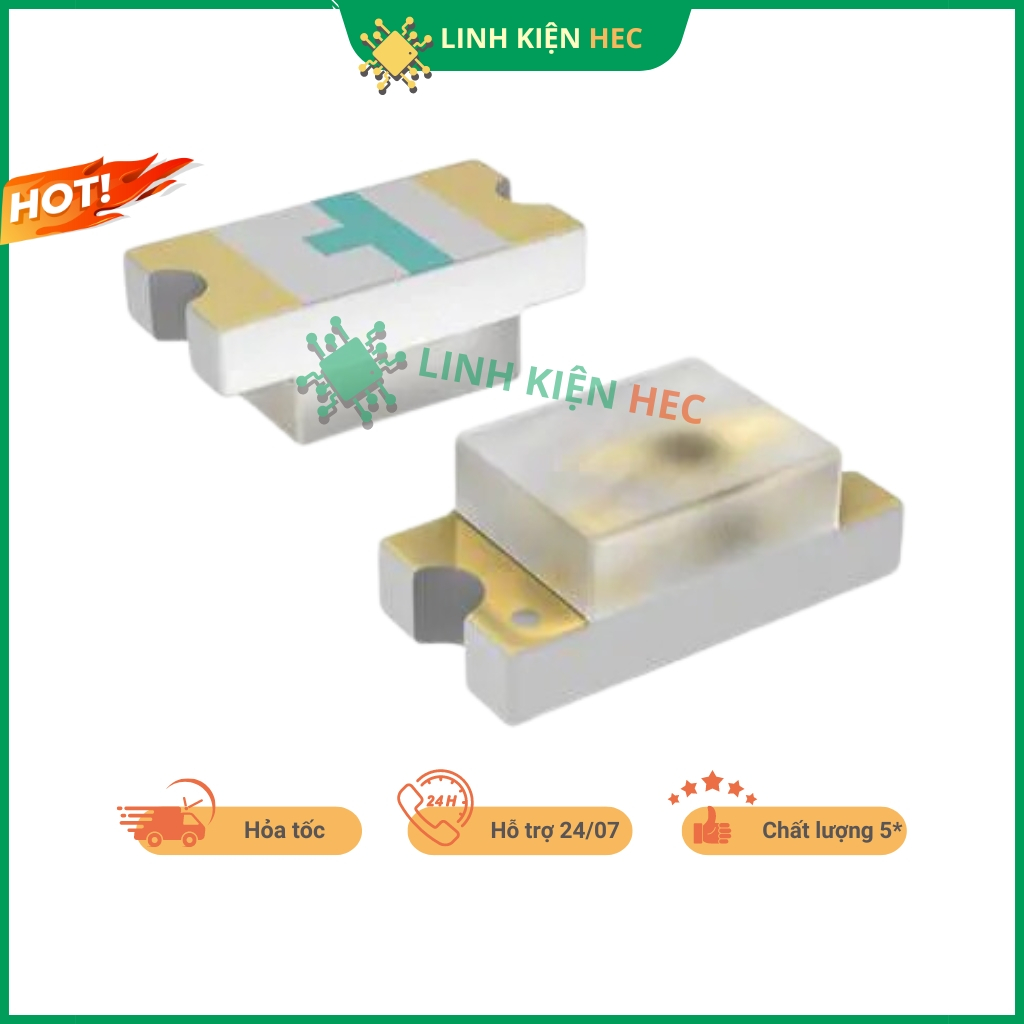 LED dán 0805 đủ các màu 10 chiếc linh kiện hec
