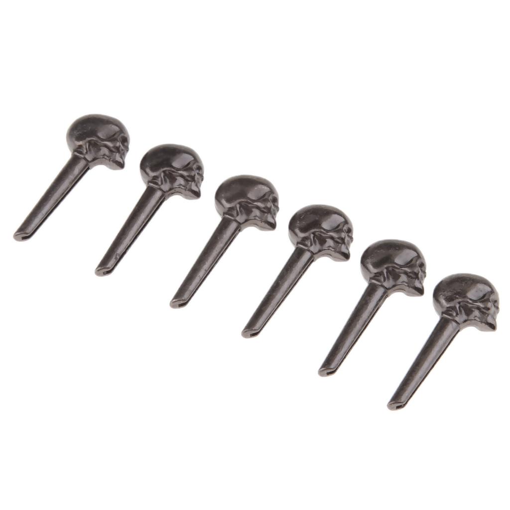 BNMUSIC 6 Pieces/set Acoustic Guitar Bridge Pins for Guitar