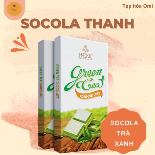 Socola trà xanh Henk thanh 100g