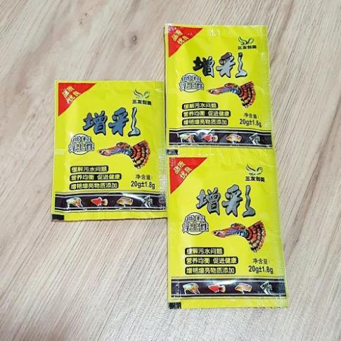 Thức ăn cho cá bảy màu - cám thái 20g