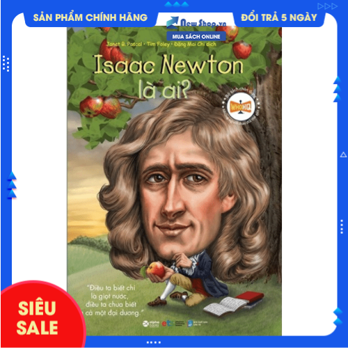Sách - bộ sách chân dung - isaac newton là ai? - newshop