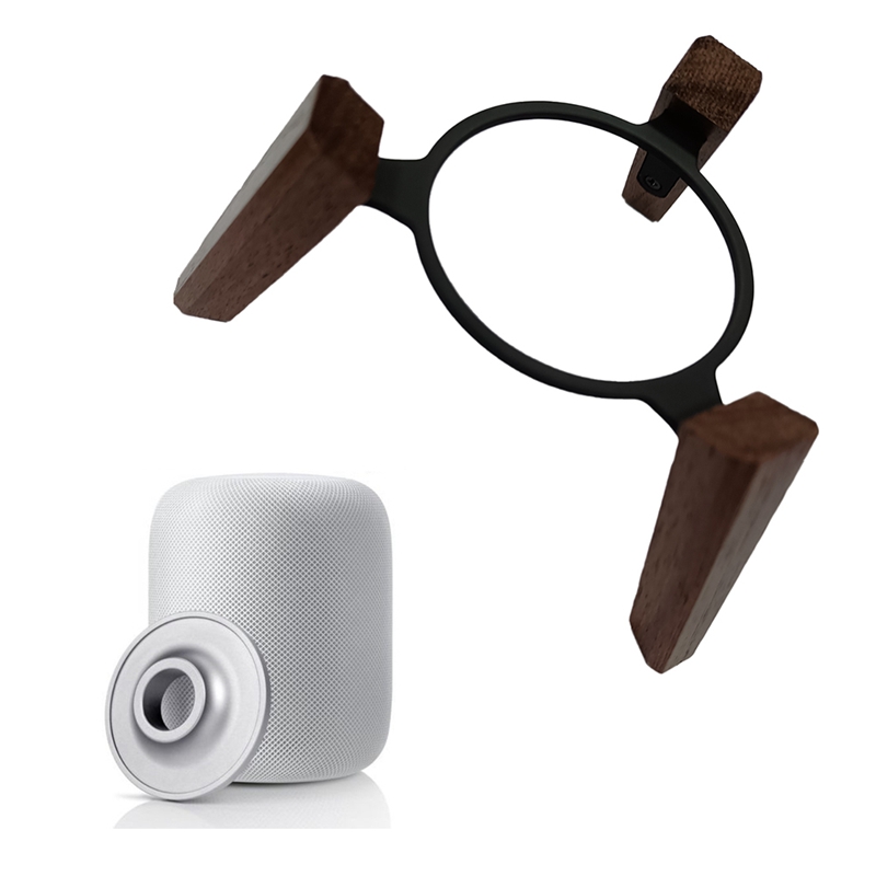 For Mini Bracket Audio Bracket Accessories Wood Base Multifunctional Desktop Anti- Bracket