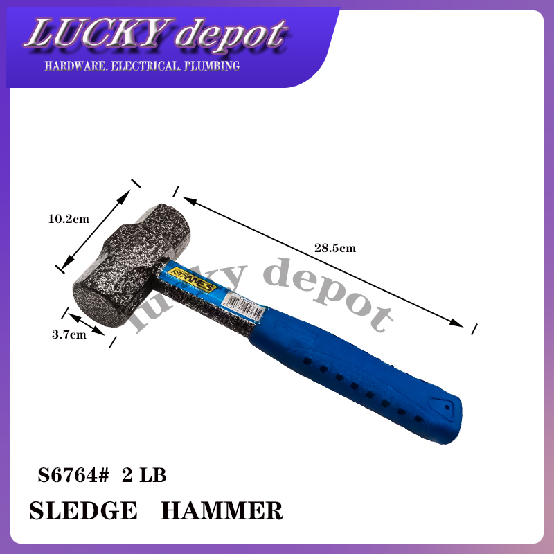 SLEDGE HAMMER STEEL BODY 2LBS/3LBS/4LBS RUBBER HANDLE (AMES) Lazada PH