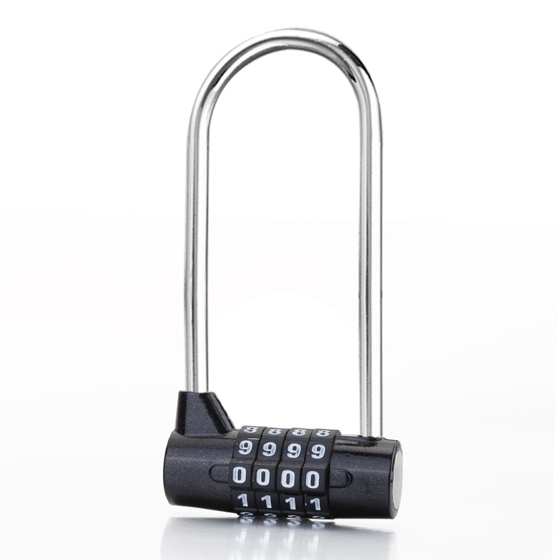 Extended lock beam U shape extended lock hook combination lock padlock password padlock