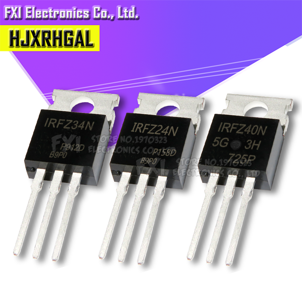 10pcs irfz44n irfz44npbf to220 to-220 irfz44 irfz24n irfz34n irfz40n irfz46n irfz48n irf9z24n irf9z34n