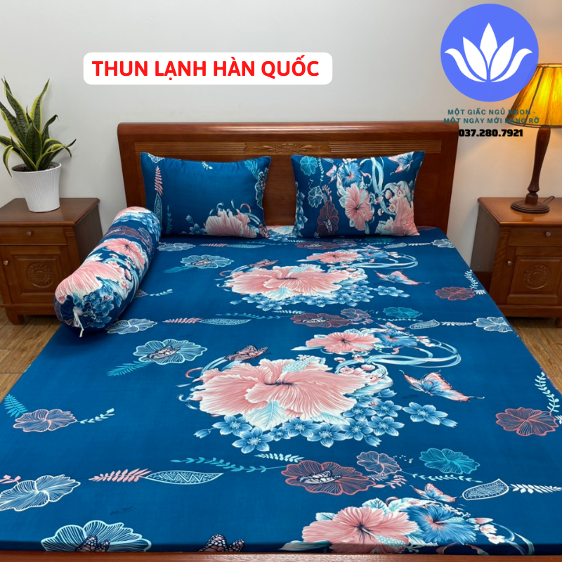Ga giường ga lẻ thun lạnh Hàn Quốc ( không áo gối, đủ kích thước)