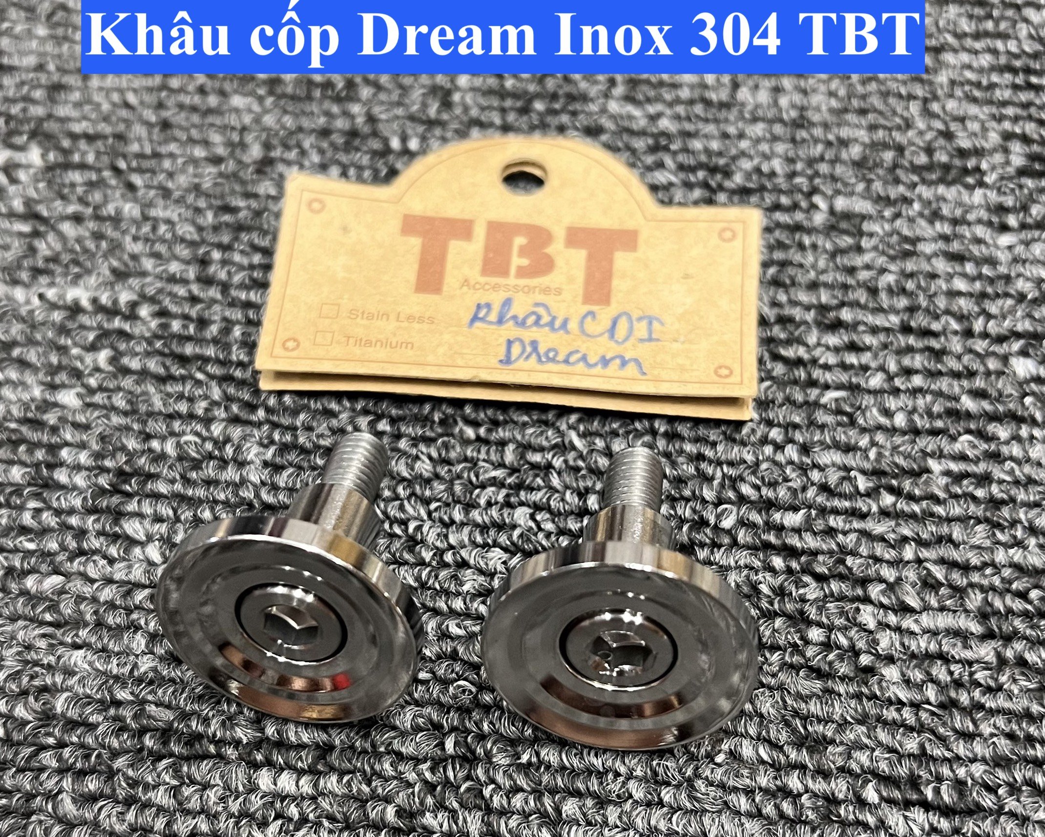 Khâu cốp dream inox 304 tbt- bộ 2 con