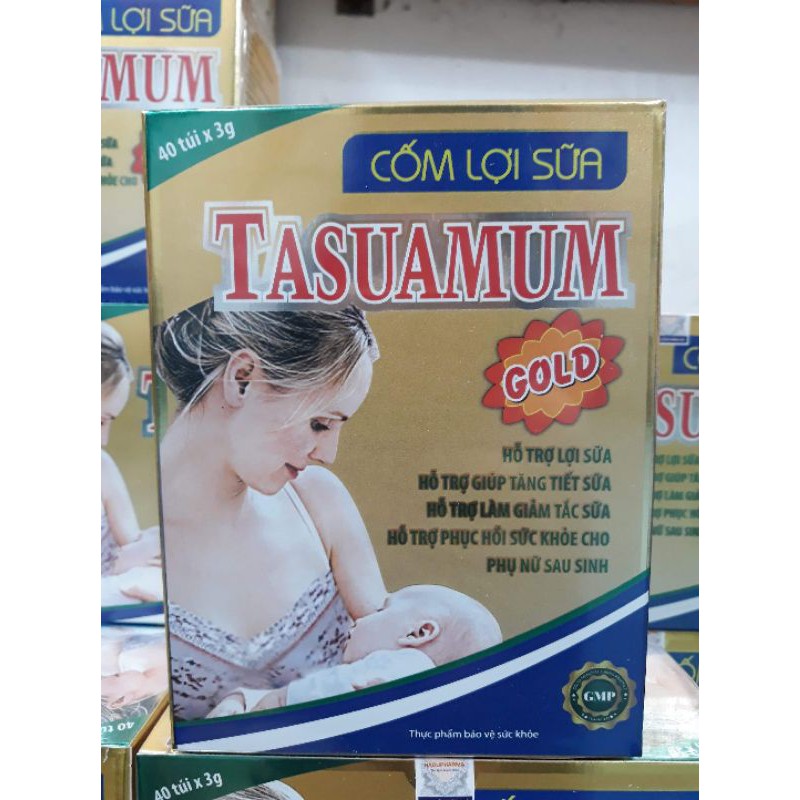 Tasuamum cốm lợi sữa hộp 40 gói