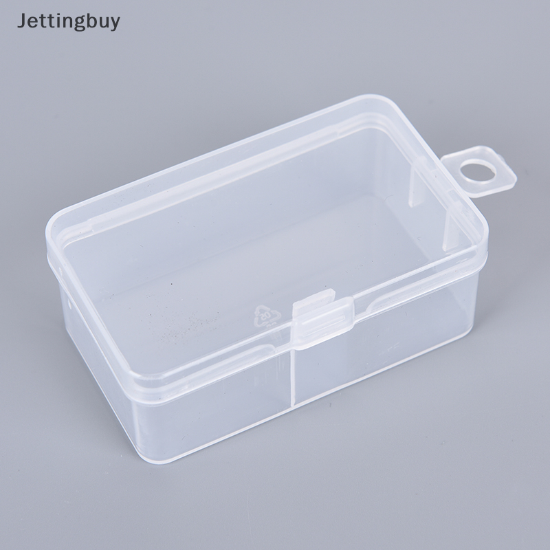 [Jettingbuy] Flash Sale 1 hộp đựng đồ hộp đựng kẹo vật liệu PP nhựa trong suốt đựng chip nhỏ
