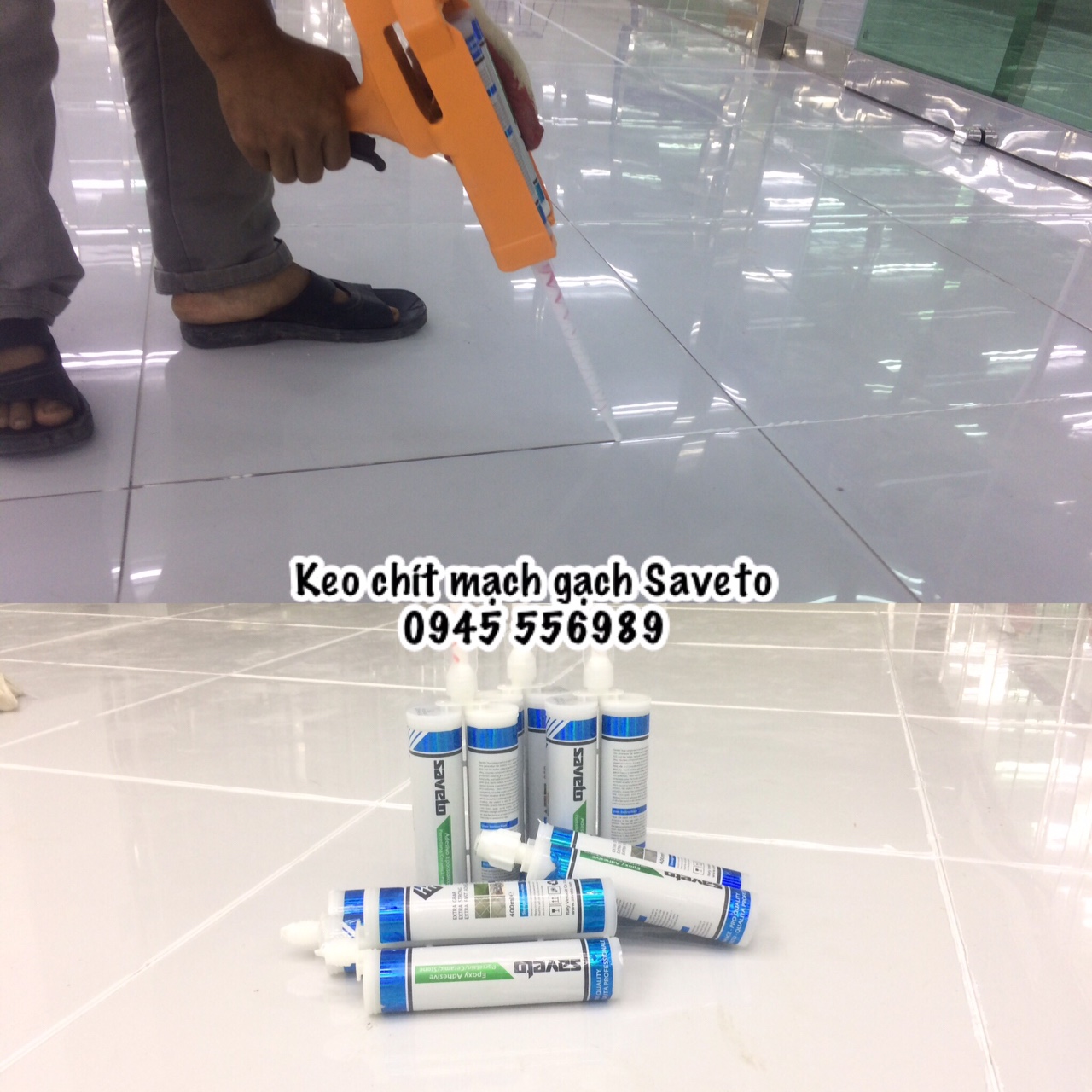 Dụng cụ bơm keo Saveto -Keo 2 thành phần