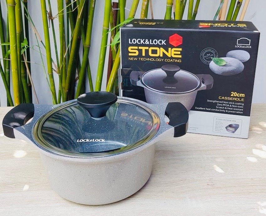 Nồi Đá 7 Lớp Chống Dính Thành Cao Lock&lock Stone