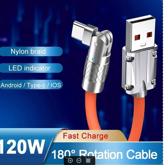 apple%20MICRO%20TYPE%20C%20LIGHTNING%20Data%20Cable%20180%20Degree%20Swivel%20for%20Apple%20Android%20Super%20Fast%20Charging%20Cell%20Phone%20Data%20Extension%20Silicone%20-%20Image%203