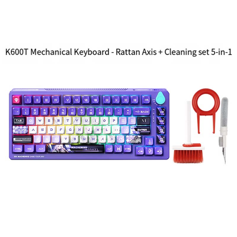 Machenike k600t tùy chỉnh Bàn Phím Cơ Gasket cấu trúc bluetooth không dây văn phòng IP co mang nhãn hiệu phiên bản