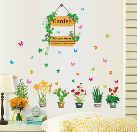 [HCM]Decal trang trí tường - Tranh Vẽ ChiBi Cặp đôi đánh răng thật dễ thương
