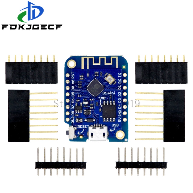 D1 mini v3.1.0 - wemos wifi internet of things development board based esp8266 4mb micropython nodemcu arduino compatible