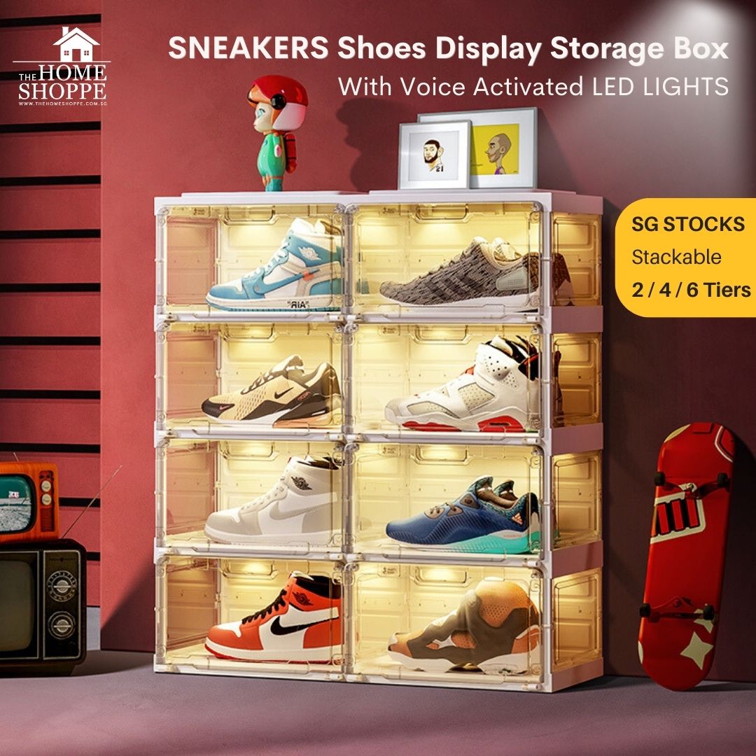 Shoe Display Case Shoebox On Wall Shoe Rack Light In A Box Shoes