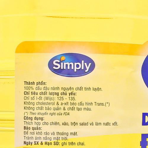 Dầu Đậu Nành Simply 5L