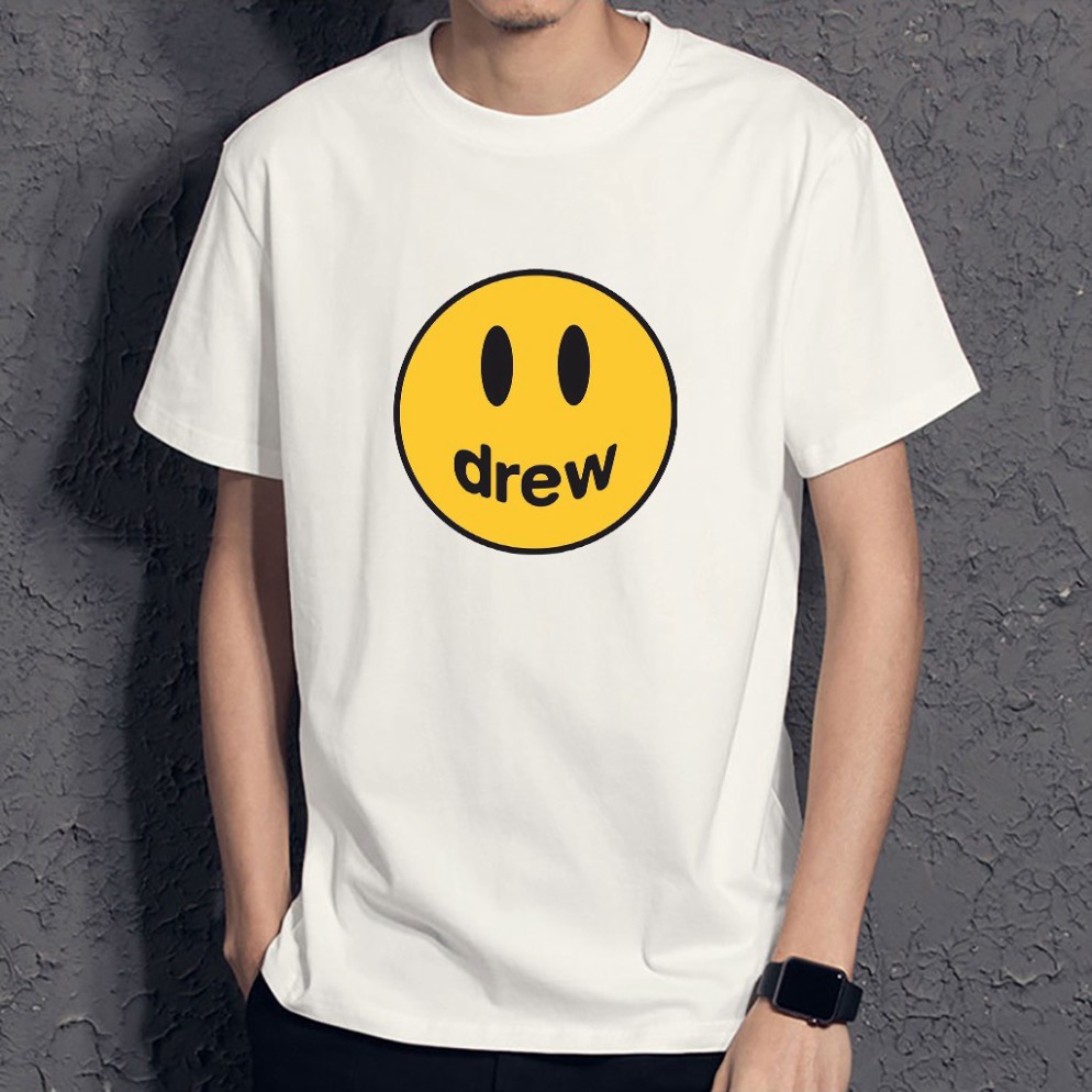 Áo thun Unisex in hình DREW mặt cười
