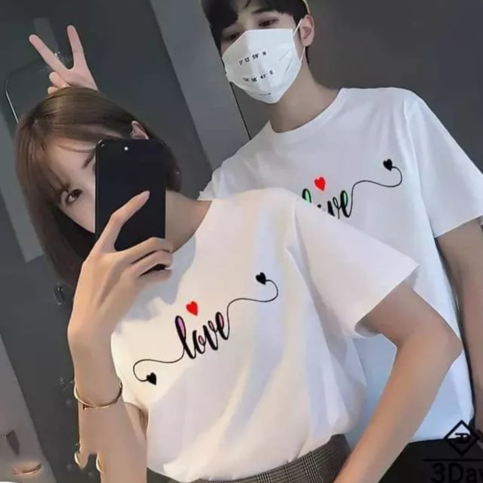 Áo thun nam nữ áo thun cặp đôi giá 1 áo