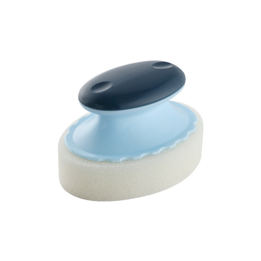 Sponge Cleaning Brush Handle Tiles Brush Kitchen Bathroom Stove Bathtub Sink Cleaning Dish Pot Cleaning Brush Bathroom Cleaning