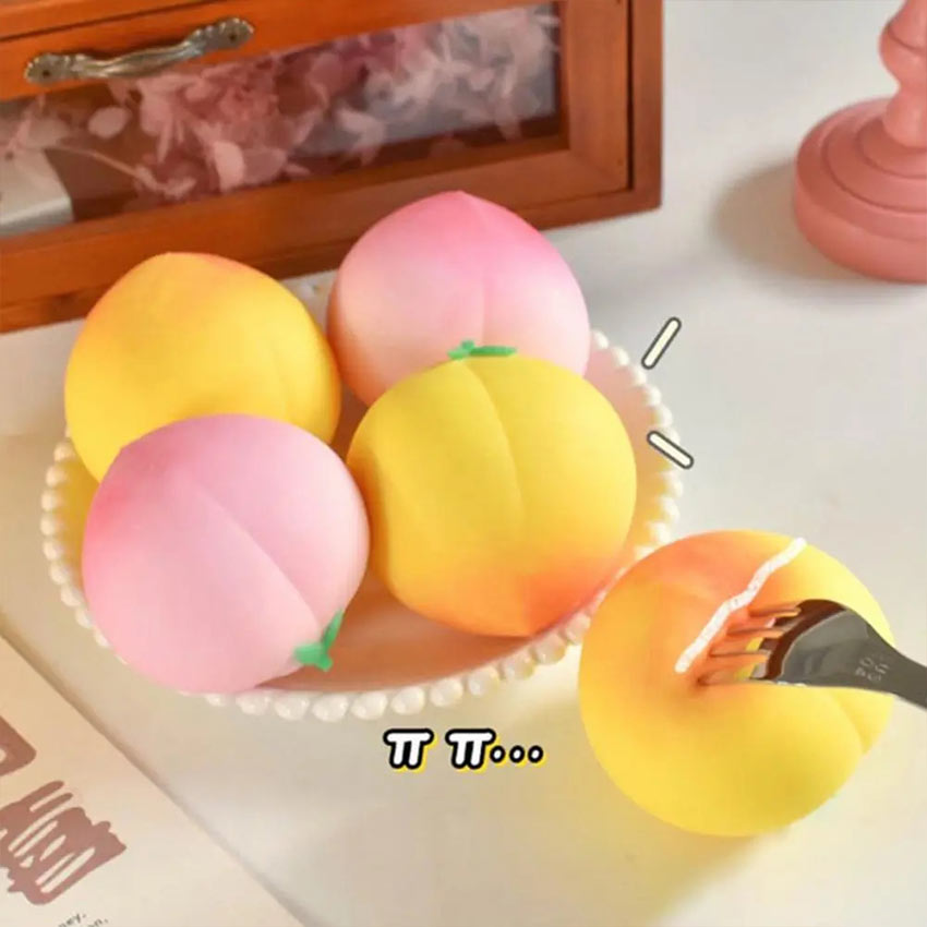 Just Peachy! Cute Peach Stress Ball – KSC