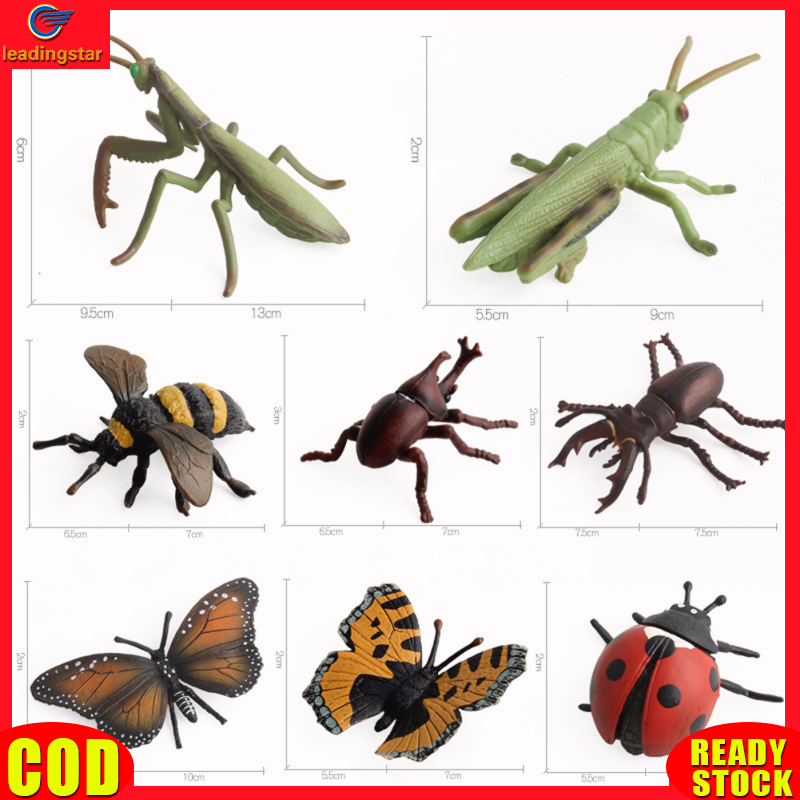 LeadingStar RC Authentic Simulation Insect Figurines Butterfly Grasshopper Lifelike Animal Model Action Figure Educational Toys For Children
