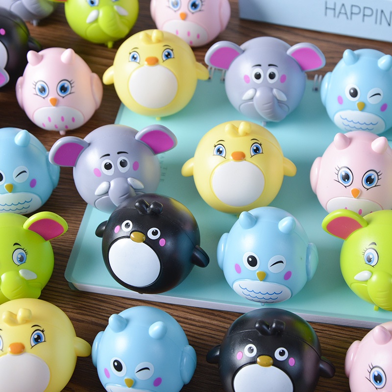Đồ chơi con vật mini chạy đà thú chạy cót mini thú nhựa mini cho bé
