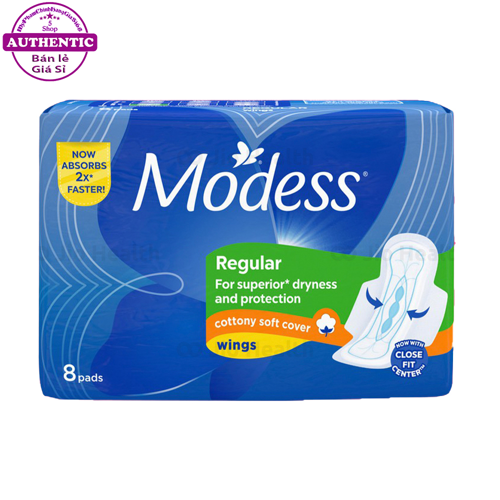 Băng vệ sinh Modess có cánh gói 8 miếng Thái Lan (che tên sản phẩm)