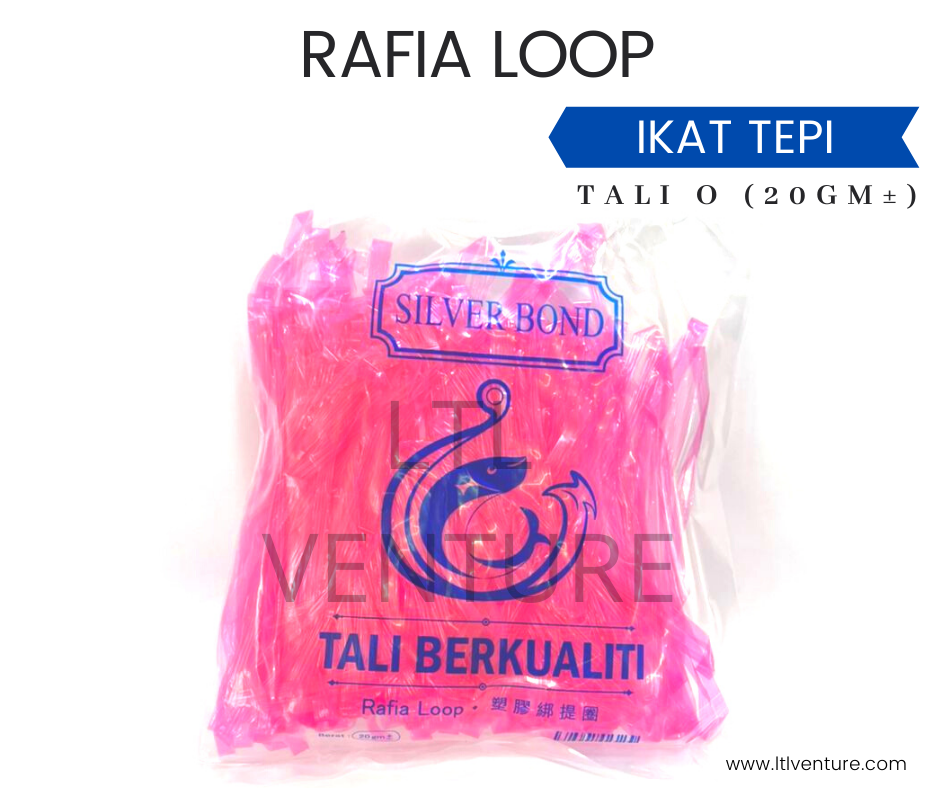 Tali O (20gm±)/Ikat Tapao/Tali Siap Ikat/O String/Tali Rafia Loop/Ikat ...