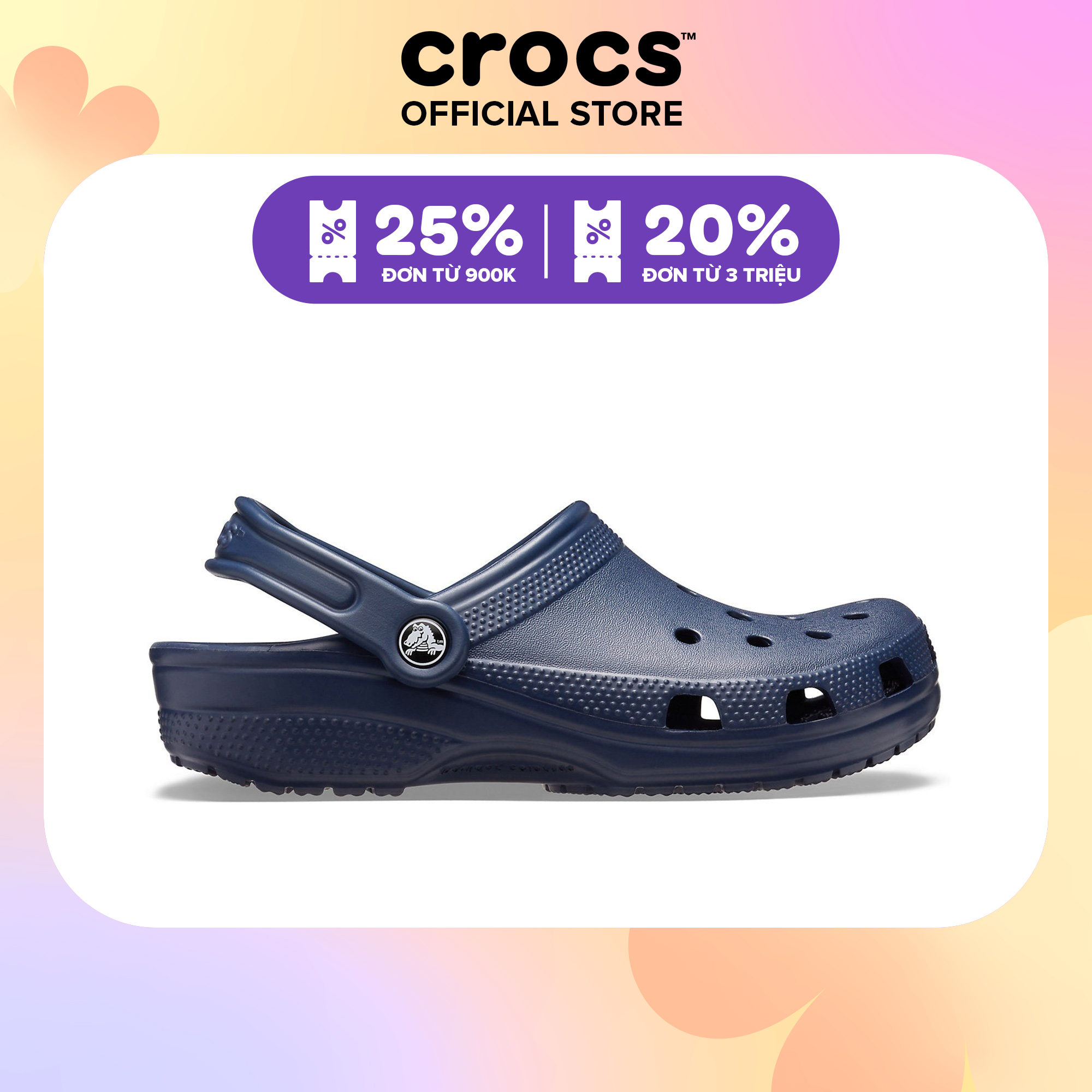 Giày Clog Unisex Crocs Classic - 10001-410