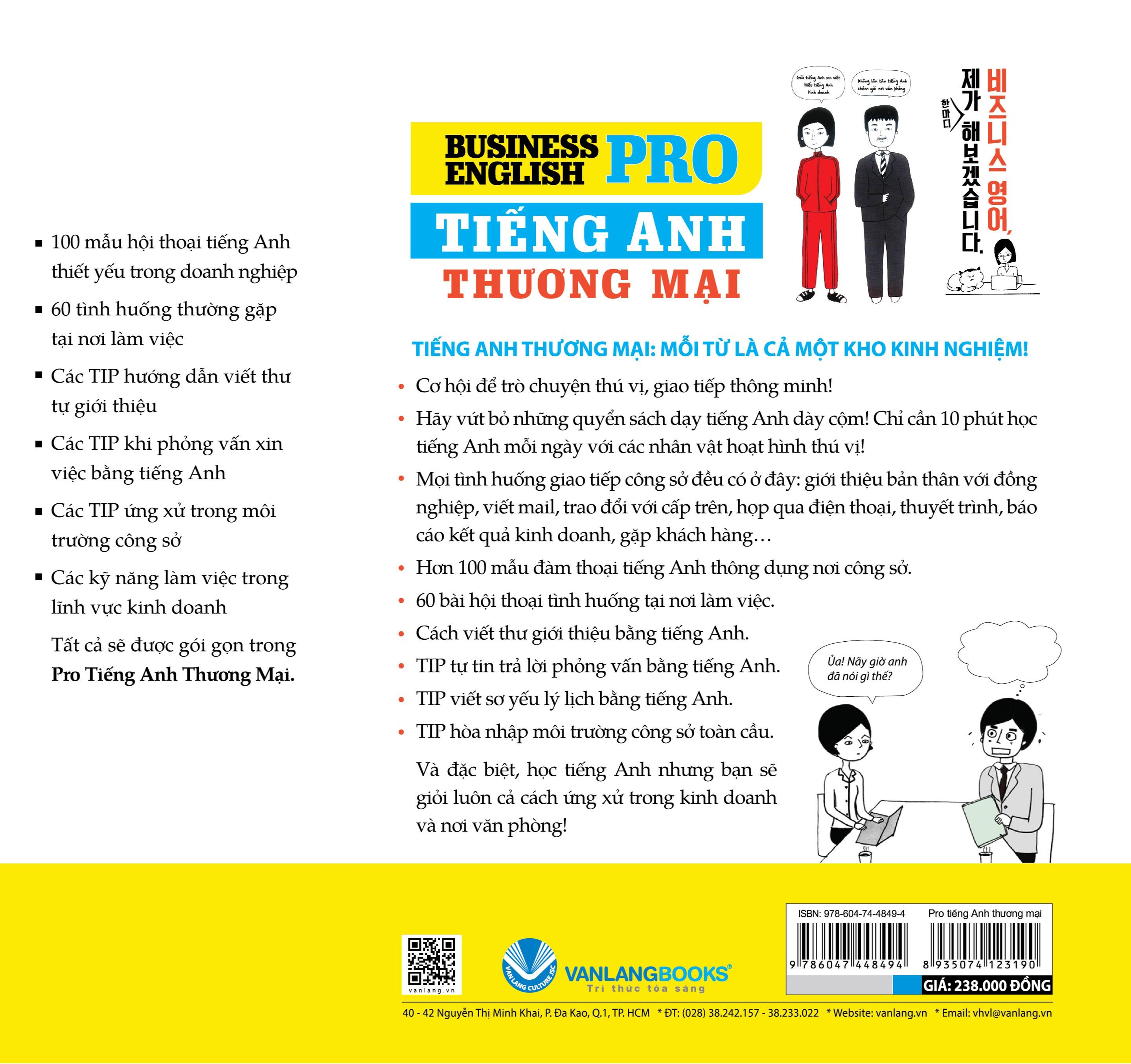Sách - Pro Tiếng Anh Thương Mại-Vanlangbooks