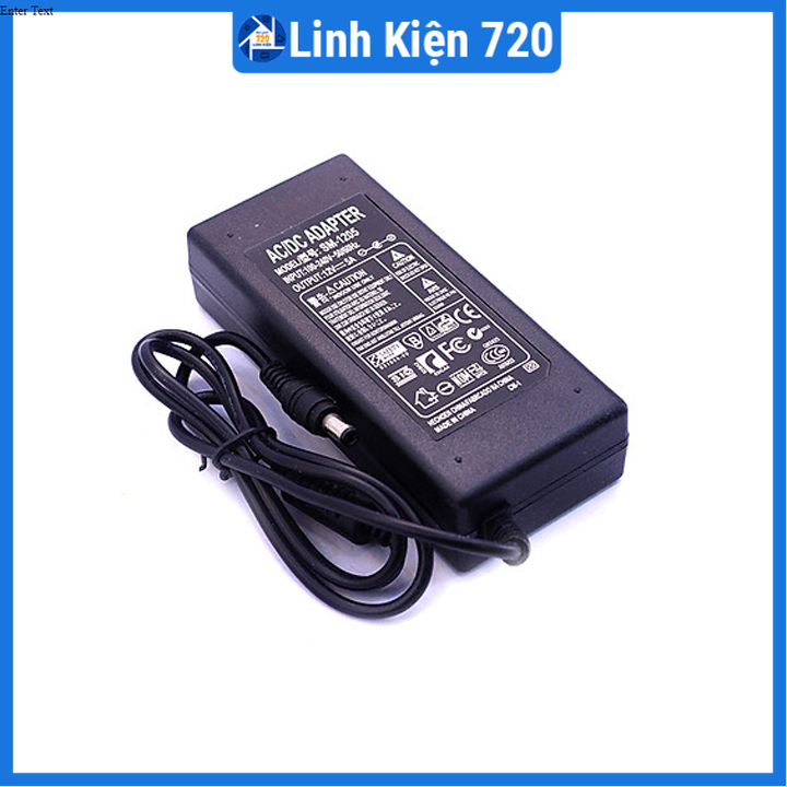 Nguồn Adapter 12V 5A jack DC 5.5x2.1mm