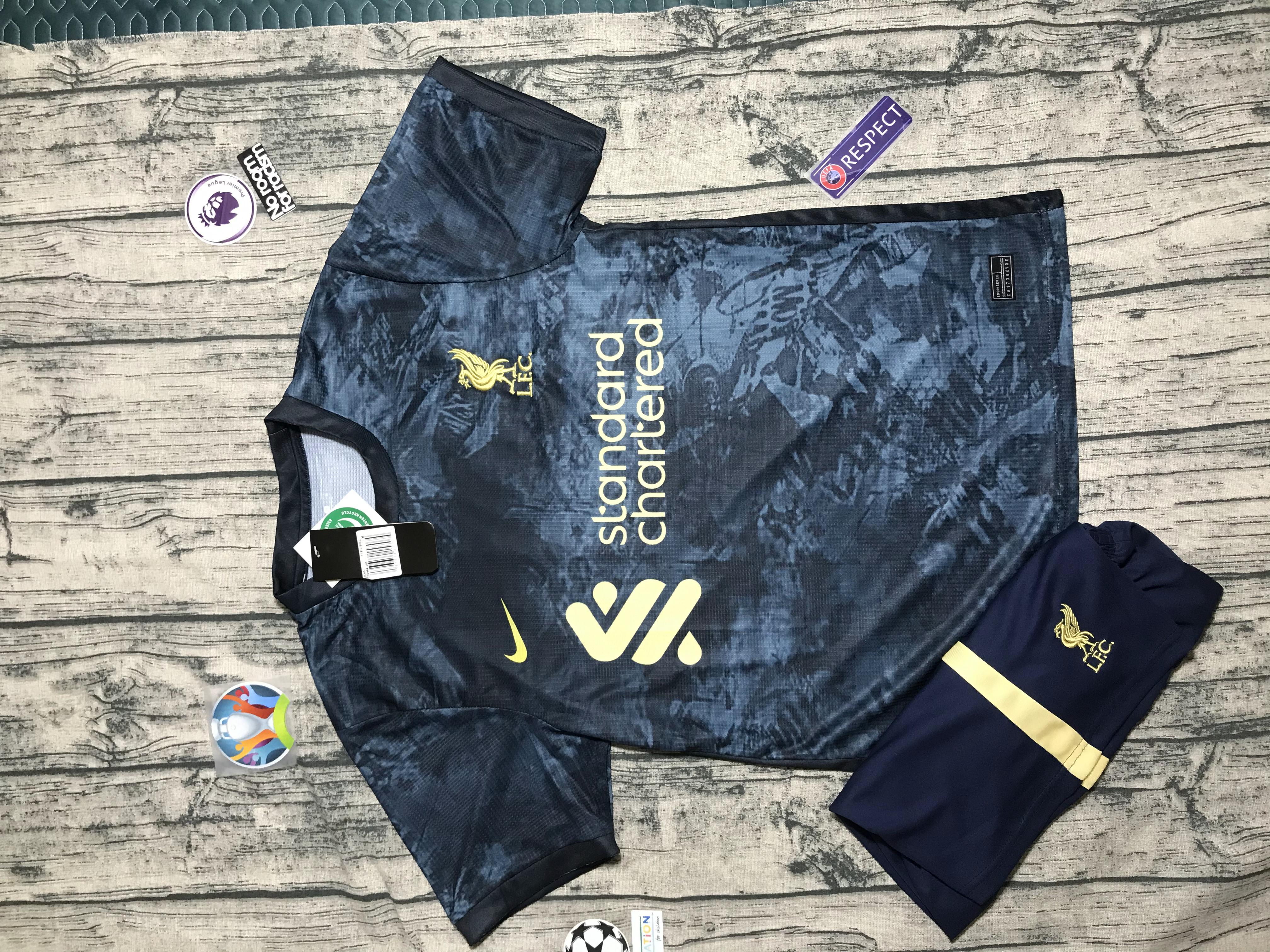 Áo Bóng Đá CLB Liverpool -Đỏ 2021 2022 Mới- Chất Polyeste Cao Cấp - Co Giãn 4 Chiều