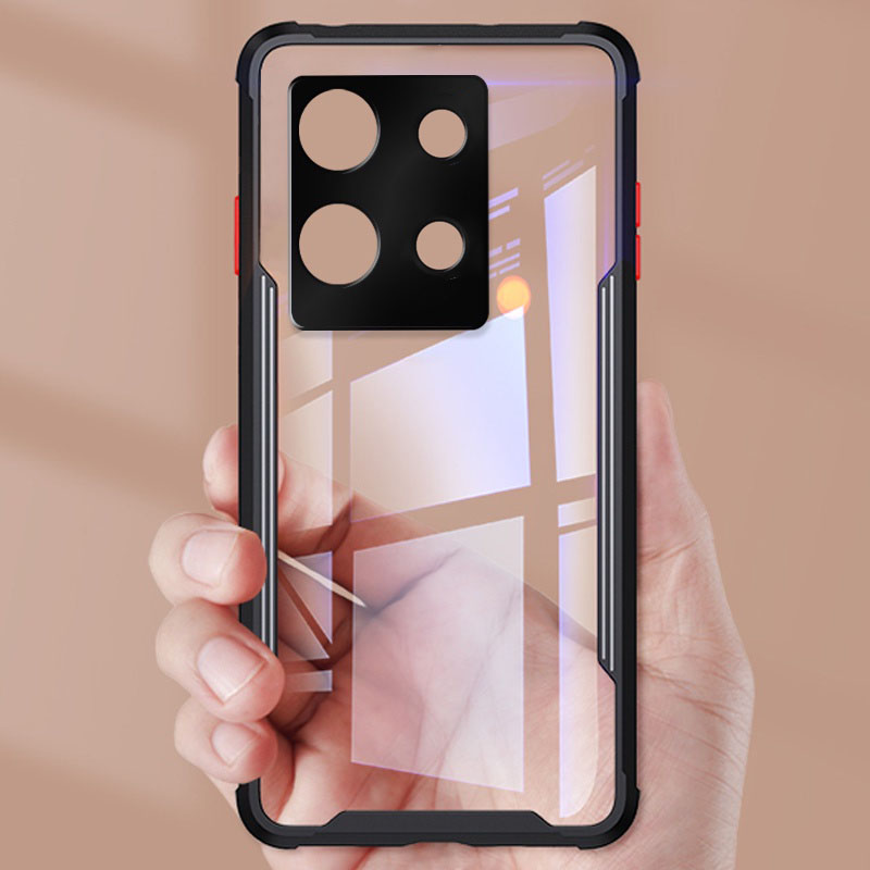 Acrylic Clear Casing For Redmi Note 13 pro plus 13pro 13proplus 13pro+ Note13 Note13pro 4G 5G 2024 Phone Case Shockproof Cases Lens Protection Bumper Casing Back Cover