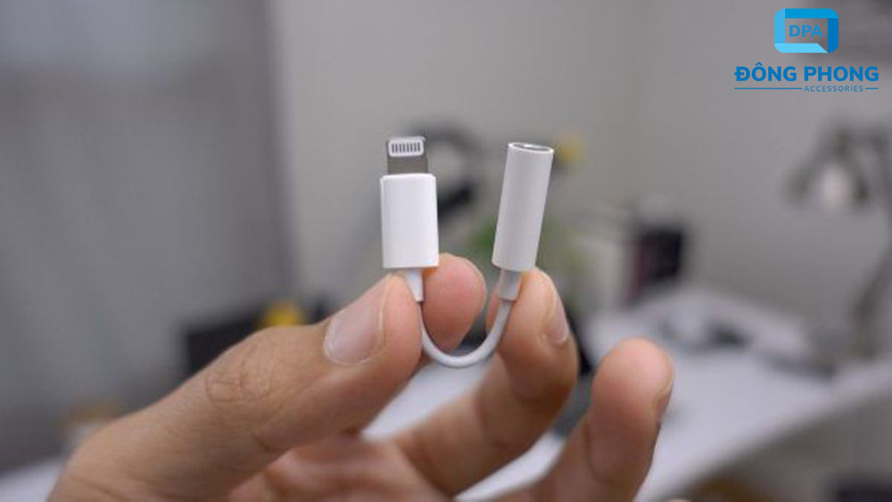 Jack Chuyển Cổng Lightning Sang 3.5mm iPhone Zin Bóc Máy