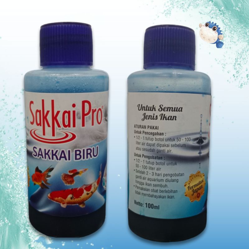 Obat ikan SAKKAI PRO/YUKARI METHYLENE BLUE 100ML