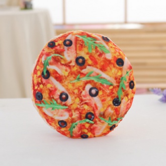 3d Simulation Pizza Food Soft Nap Home Bed Cushion 40cm Kids Bedroom  Decoration Simulation Food Pillow Child Toy Gift