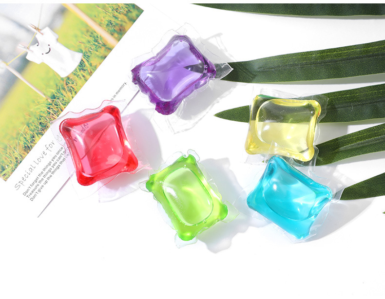 1 Pce Laundry Ball Gel Beads Long Lasting Antibacterial Fragrance Liquid Household Cleaning Detergent Random Color