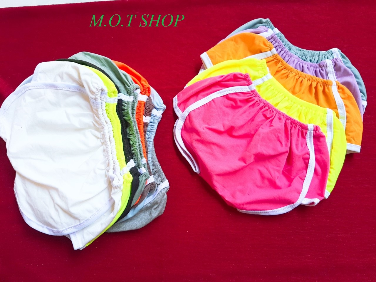 Sét 10 quần đùi bí cho bé trai và bé gái (quần chục)