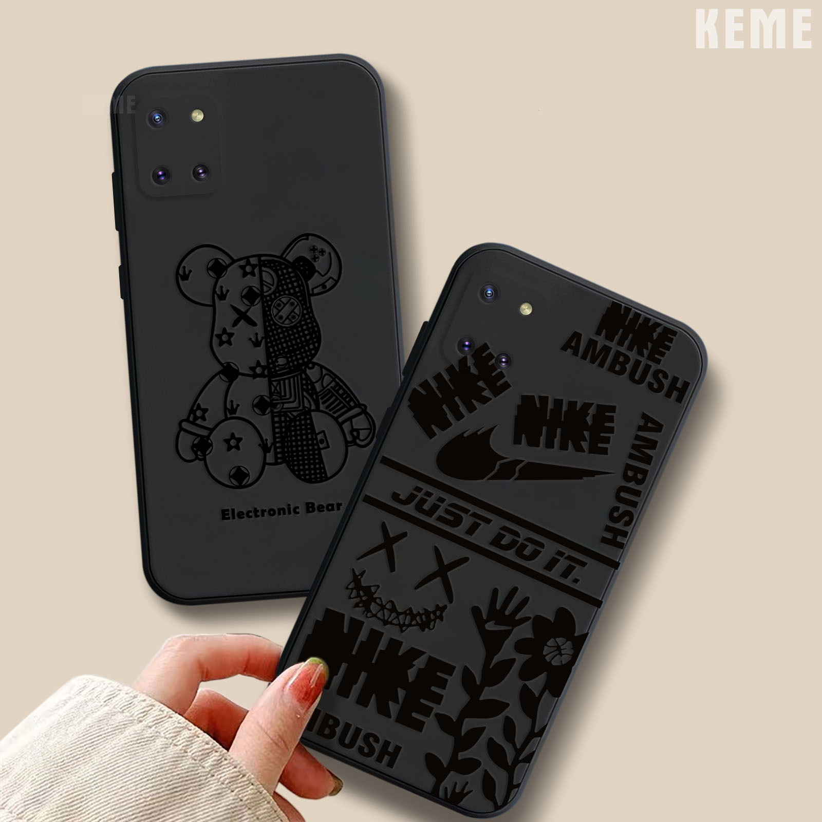 Ốp lưng Samsung Note 10 Lite / A81 in hình gấu Electric bear