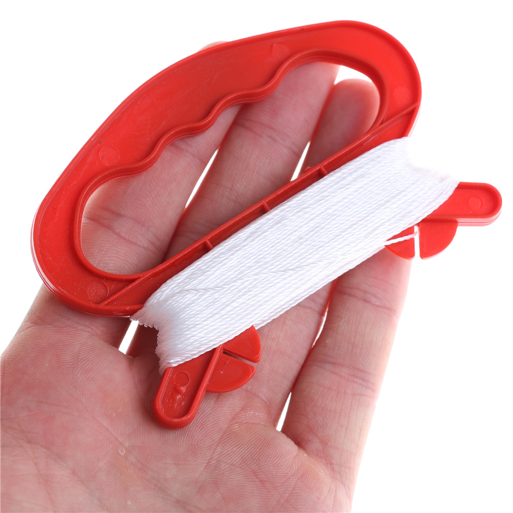Ditur Flying Kite Line String With D Shape Winder Handle Board Outdoor Kite Tools