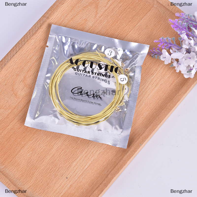 THM 6 dây đàn Guitar Acoustic thông dụng cái/bộ dây lõi thép lục giác bằng đồng cho