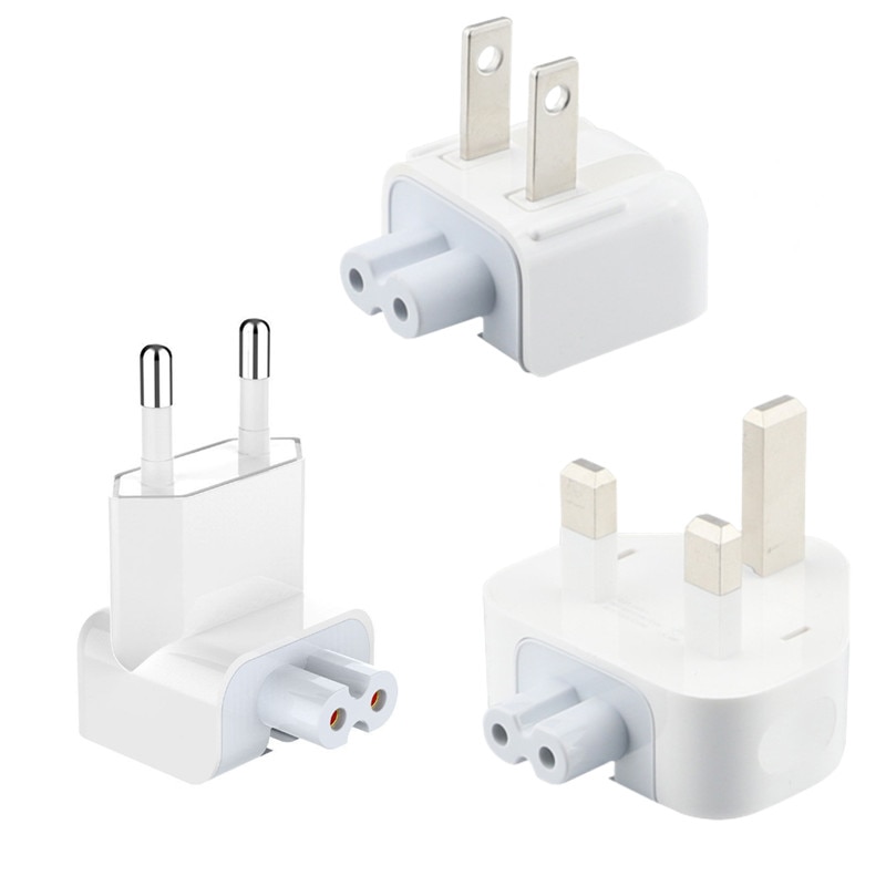 US EU UK AC Wall Plug for Apple IPhone Macbook Pro Laptop Phone Charger Replacement Pins Mac Book Charging Power Adapter Plug