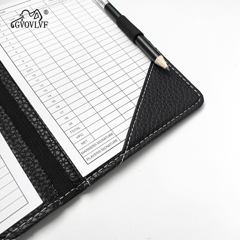 【Support-Cod】 Golf Scorecard Holder Wallet with Slots and Pencil Loop for Golf Enthusiasts.