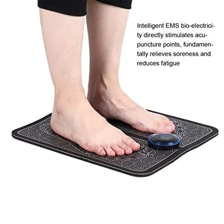 EMS Foot Massager, EMS Foot Massage Pads, Foot Massage Mat, Muscle Stimulator, Massage Cushion, Stress Relief, Relaxation, Muscle Pain Relief, Home Use, Work. 