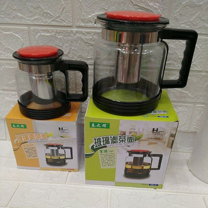 Bình pha trà 750ml có lưới lọc cao cấp