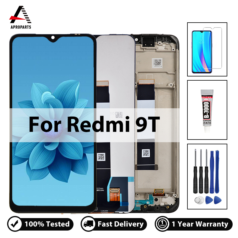 จอ LCD สำหรับ Xiaomi Redmi 9T,จอ LCD พร้อมชุดประกอบดิจิไทเซอร์หน้าจอ ...