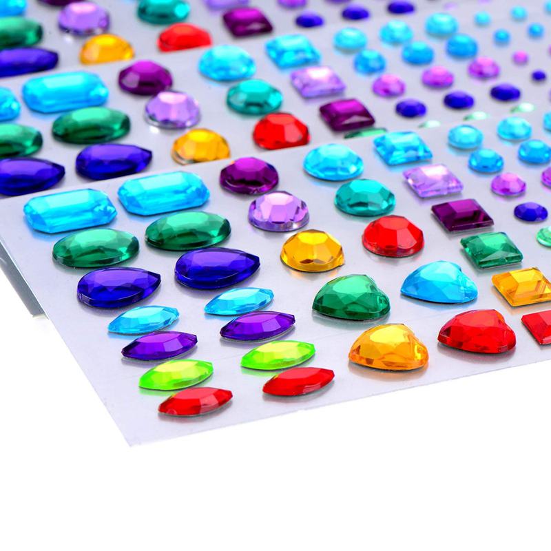 SelfAdhesive Rhinestone Sticker Bling Craft Jewels Crystal Gem