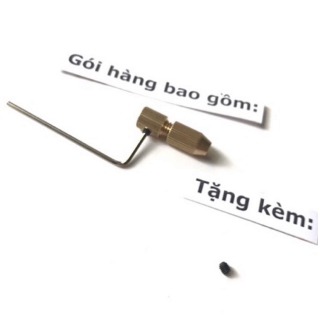đầu kẹp 3.17mm lỗ trục 3.17mm gắn motor 540