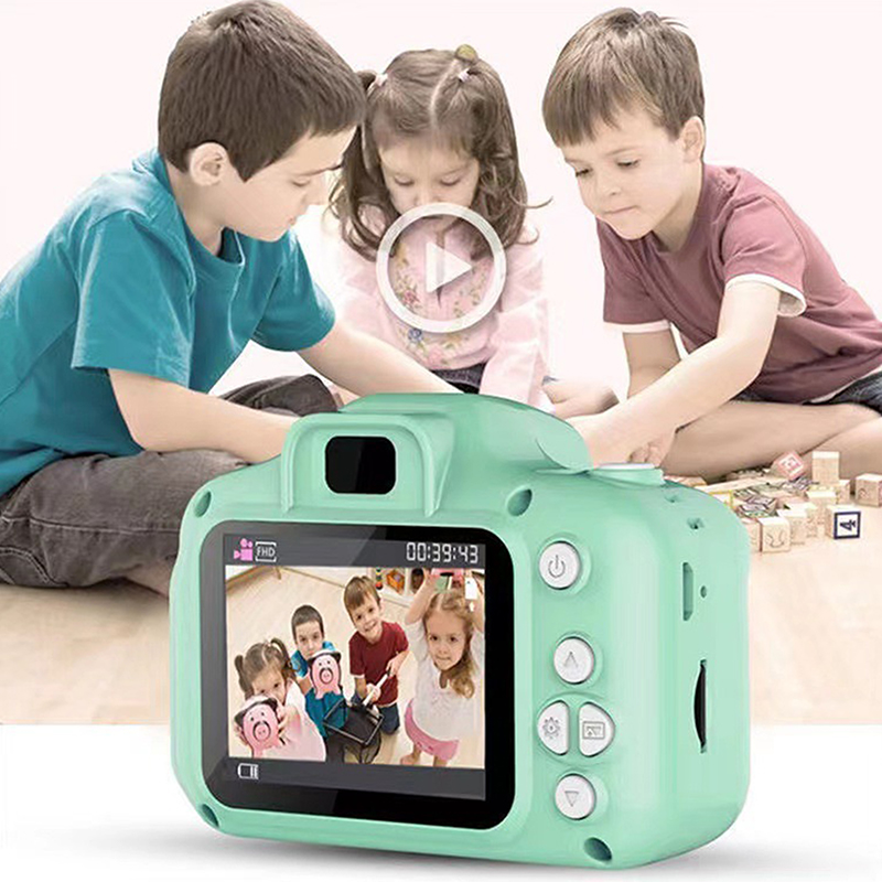 Mini Children Camera X2 Digital Vintage Camera Educational Toys Kids Projection Video Camera Outdoor Photography Toy Gifts. 